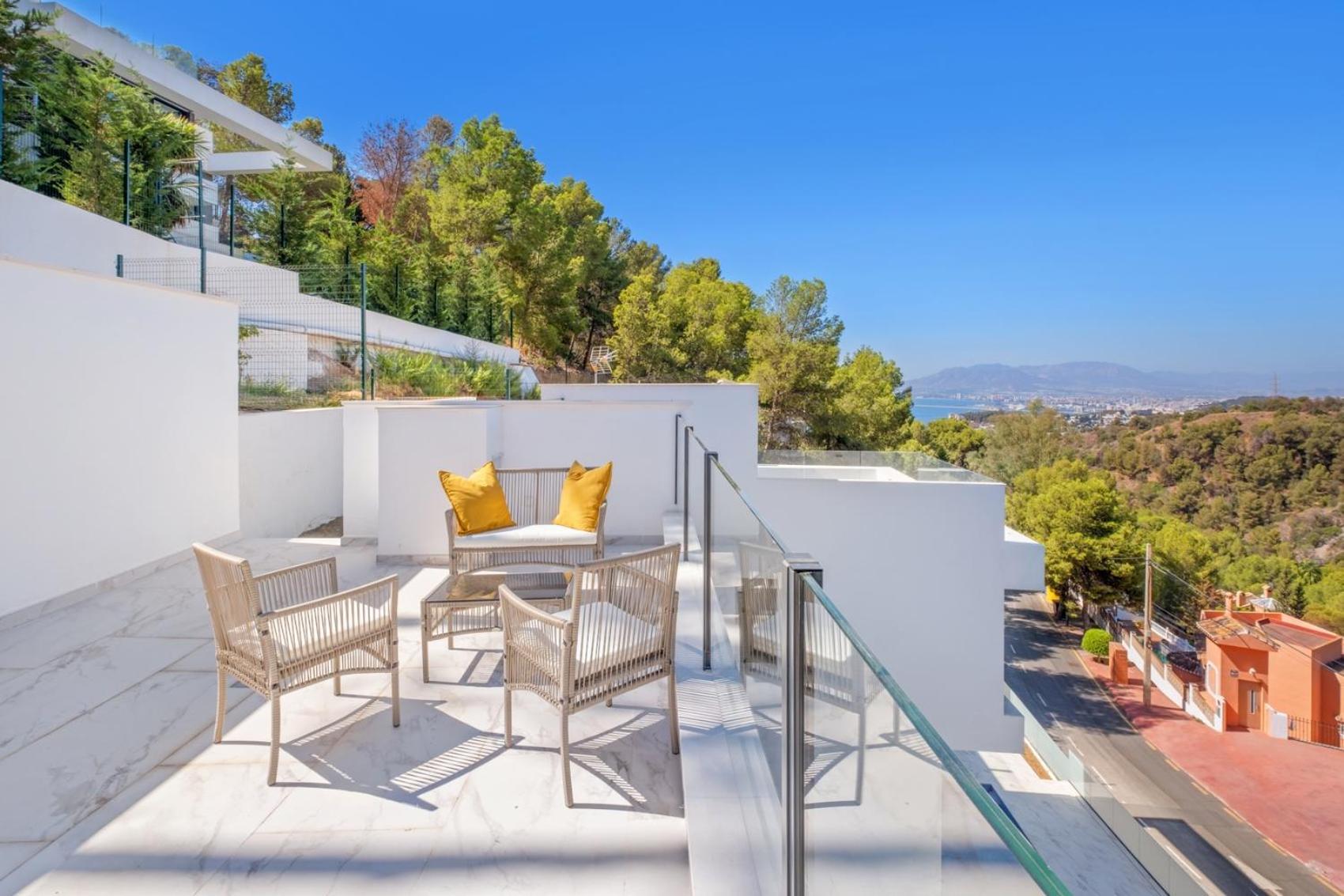 Villas Pinares De San Anton - Sea, City, Mountain, Views Málaga Kültér fotó