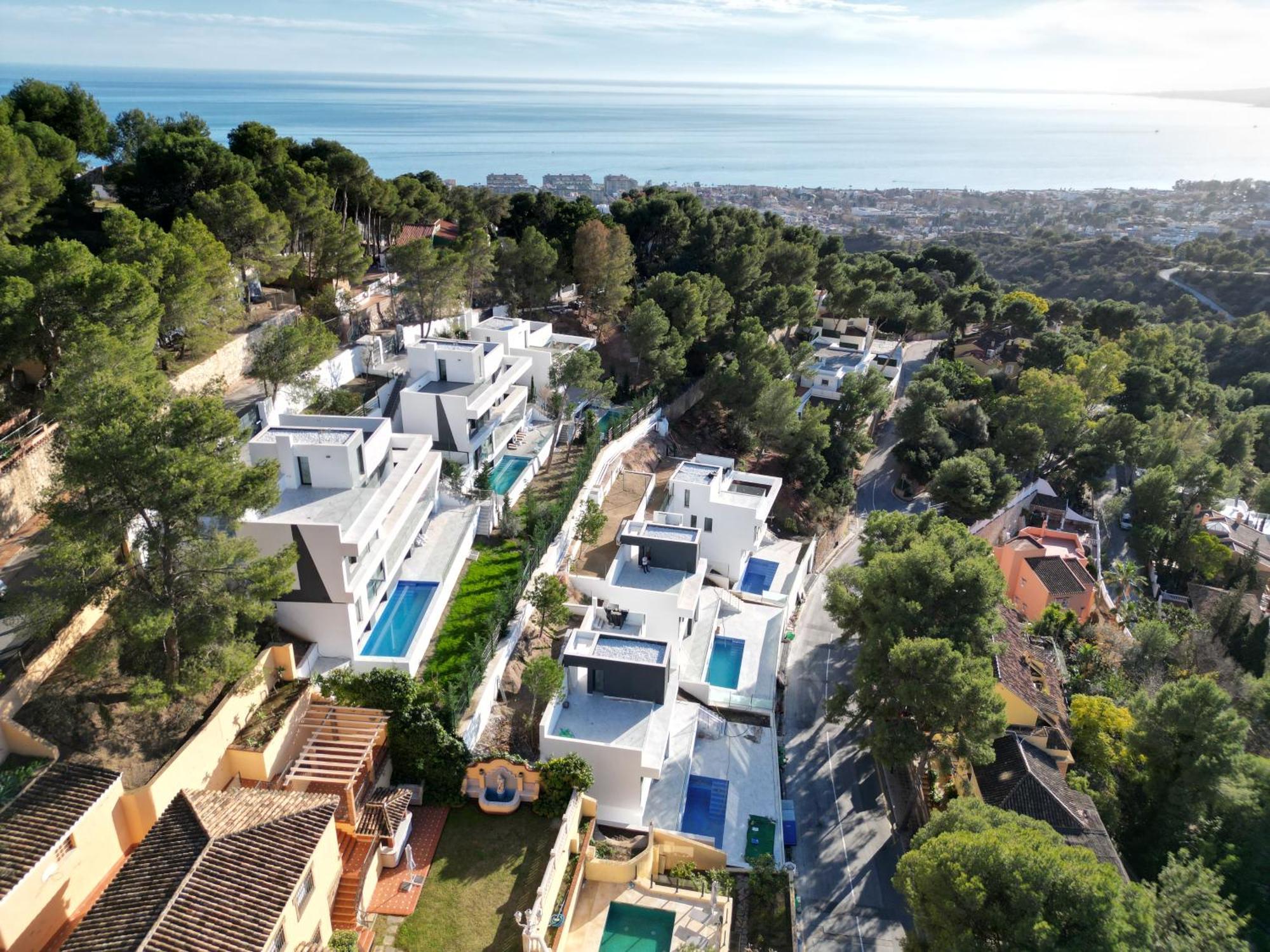 Villas Pinares De San Anton - Sea, City, Mountain, Views Málaga Kültér fotó